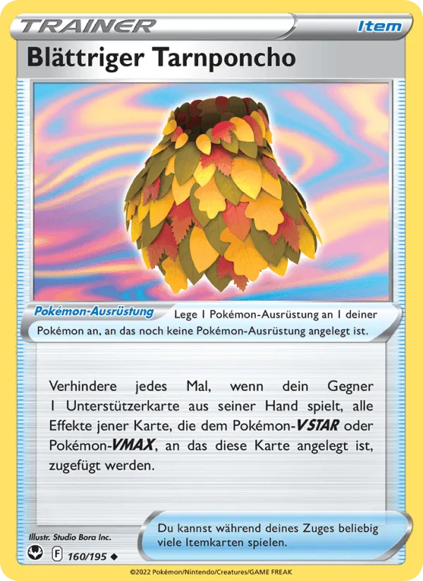 Blättriger Tarnponcho · Silberne Sturmwinde 160/195