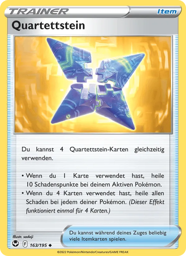 Quartettstein · Silberne Sturmwinde 163/195