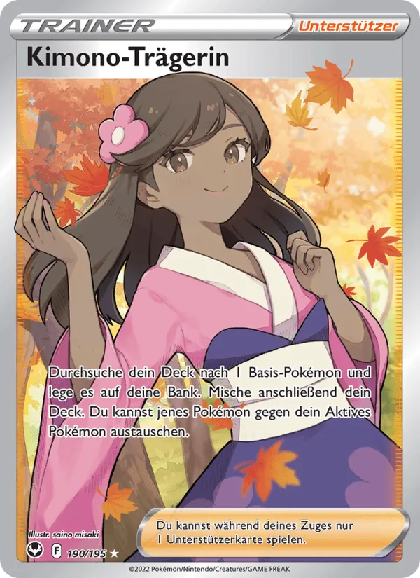 Kimono-Trägerin · Silberne Sturmwinde 190/195