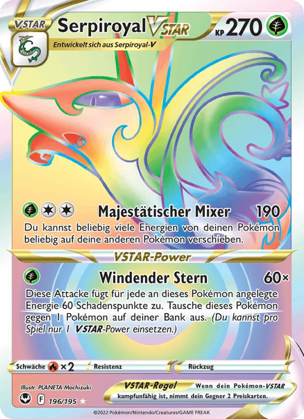Serpiroyal VSTAR · Silberne Sturmwinde 196/195