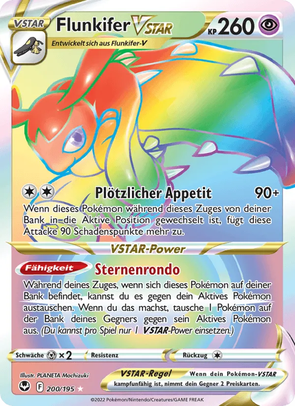 Flunkifer VSTAR · Silberne Sturmwinde 200/195