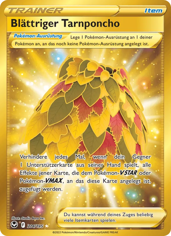 Blättriger Tarnponcho · Silberne Sturmwinde 214/195