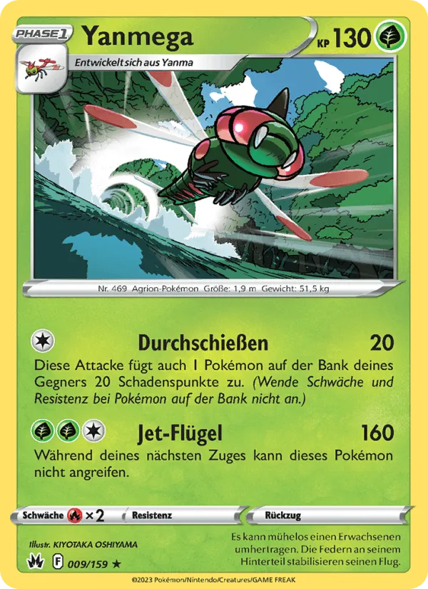 Yanmega · Zenit der Könige 009/159