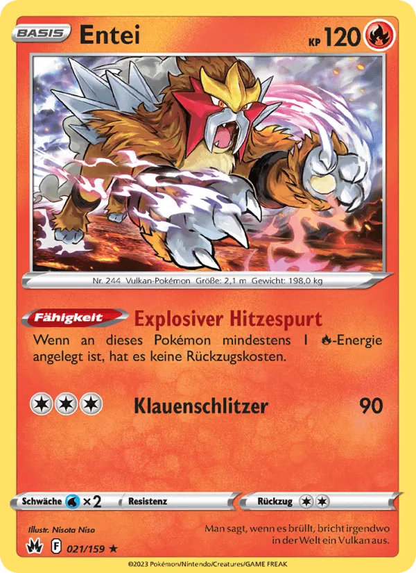 Entei · Zenit der Könige 021/159