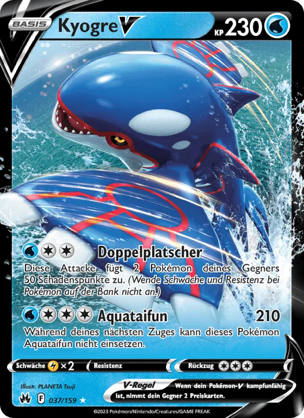 Kyogre V · Zenit der Könige 037/159