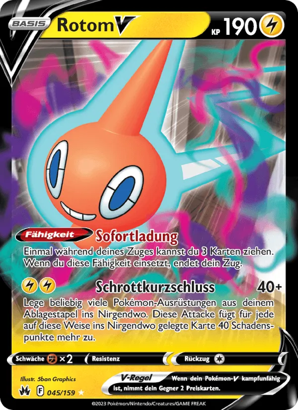 Rotom V · Zenit der Könige 045/159