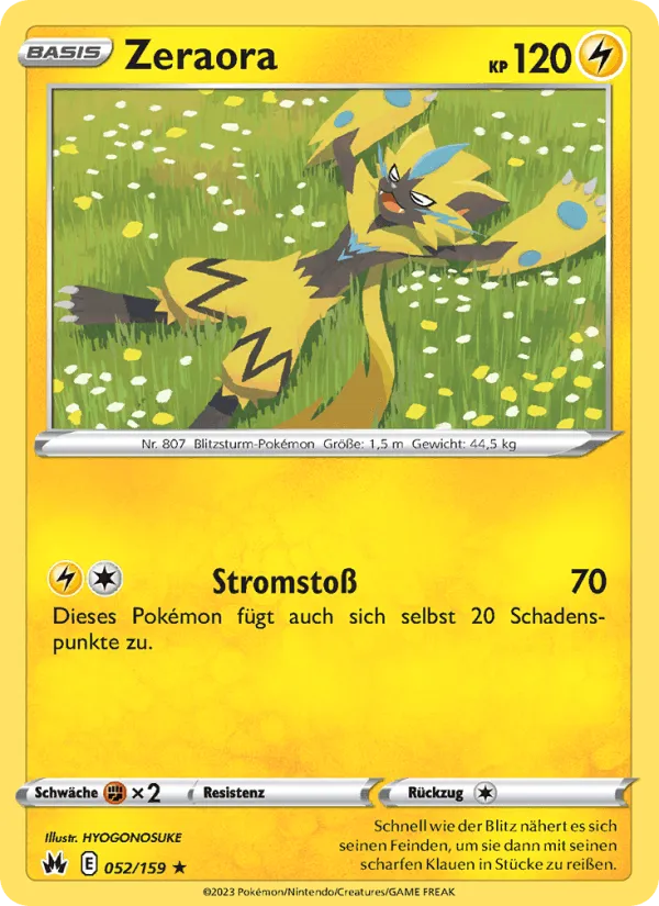 Zeraora · Zenit der Könige 052/159