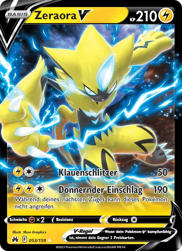 Zeraora V · Zenit der Könige 053/159