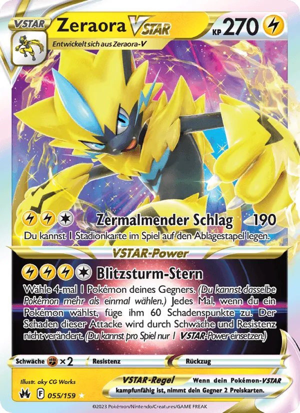 Zeraora VSTAR · Zenit der Könige 055/159