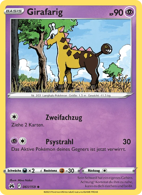 Girafarig · Zenit der Könige 061/159