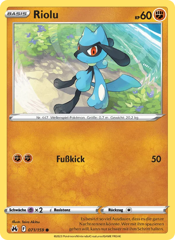 Riolu · Zenit der Könige 071/159