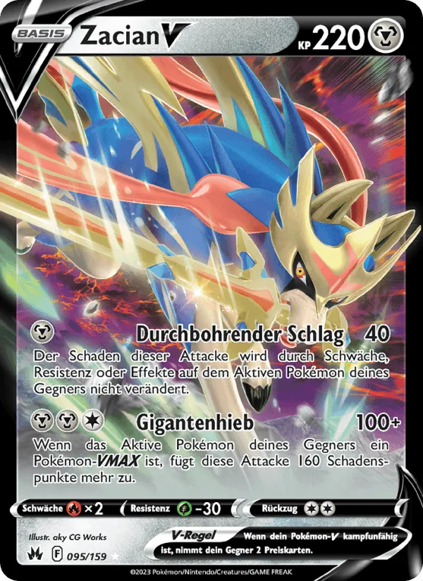 Zacian V · Zenit der Könige 095/159