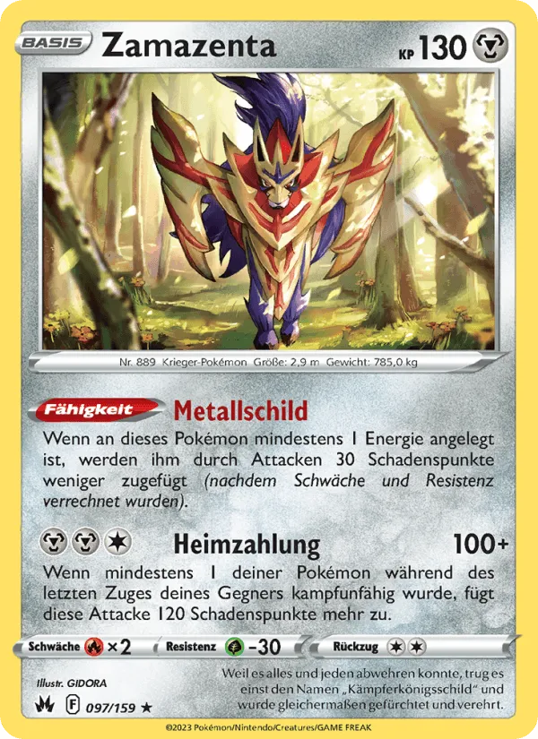 Zamazenta · Zenit der Könige 097/159