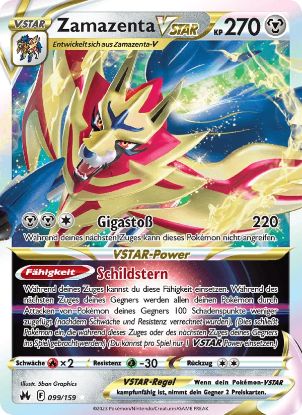 Zamazenta VSTAR · Zenit der Könige 099/159