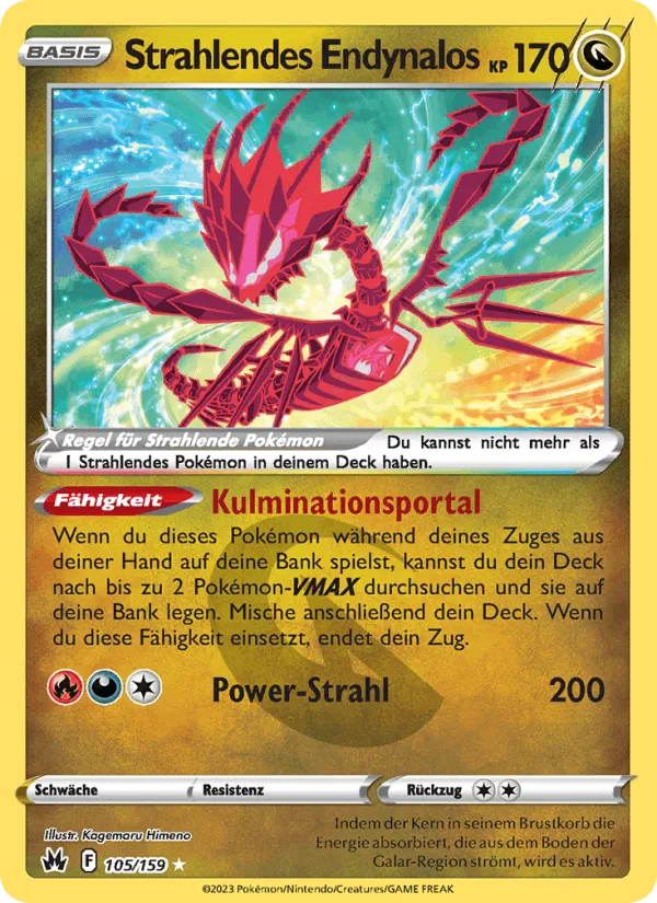 Strahlendes Endynalos · Zenit der Könige 105/159