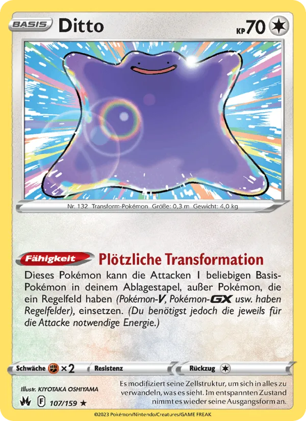 Ditto · Zenit der Könige 107/159
