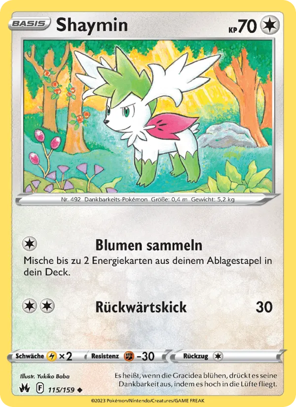 Shaymin · Zenit der Könige 115/159