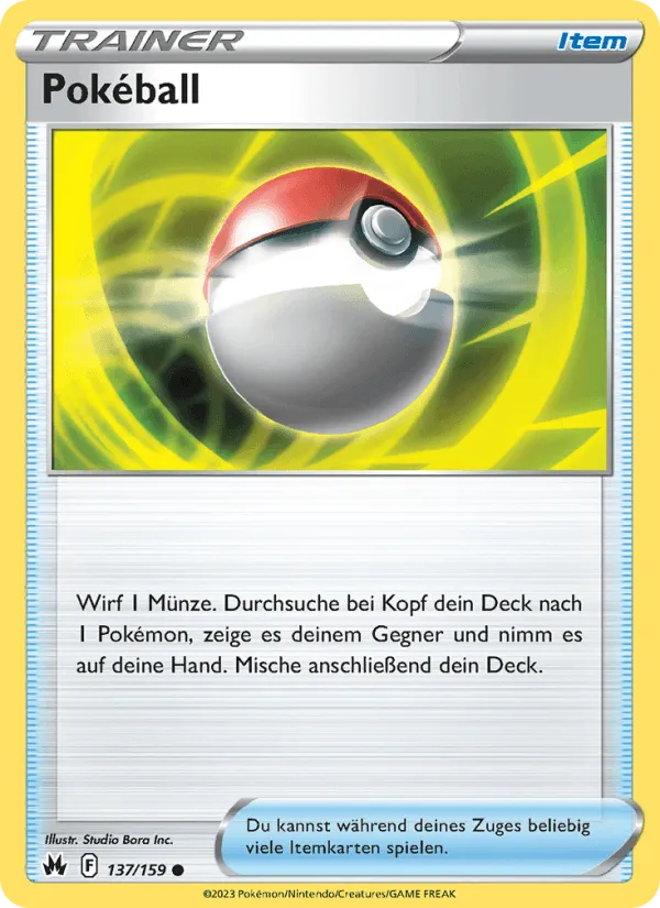Pokéball · Zenit der Könige 137/159