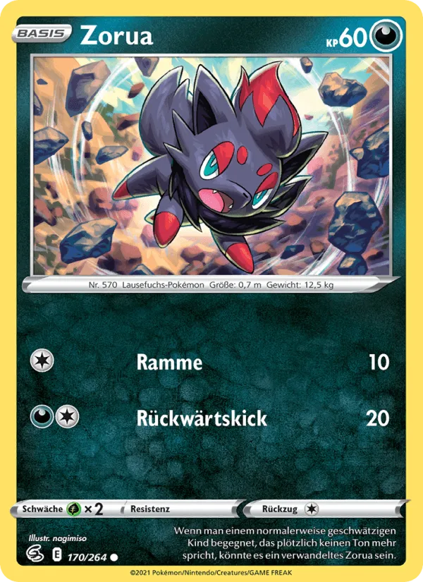 Zorua · Fusionsangriff 170/264