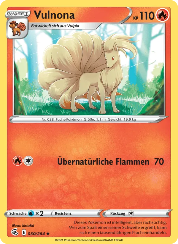Vulnona · Fusionsangriff 30/264