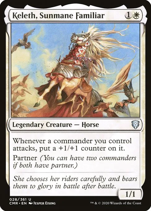 Keleth, Sunmane Familiar · Commander Legends 28/718
