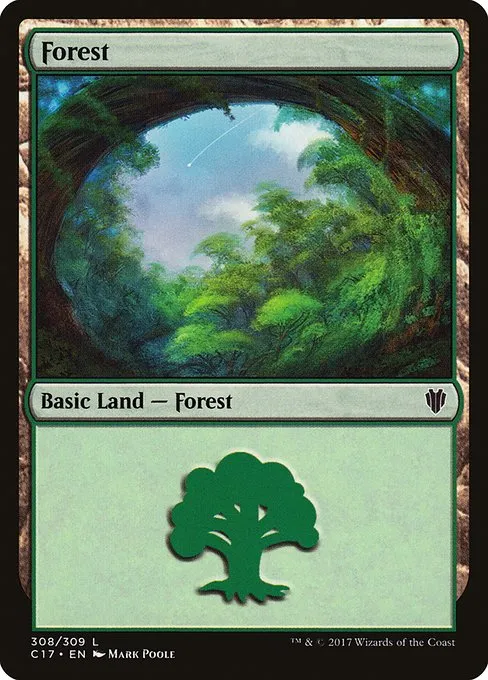 Forest · Commander 2017 308/309