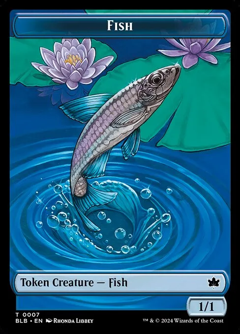 Fish · Bloomburrow Tokens 7/30