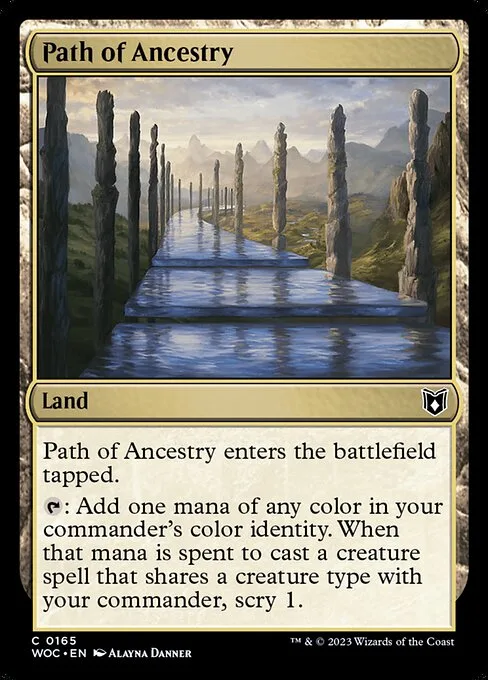 Path of Ancestry · Wilds of Eldraine Commander 165/173