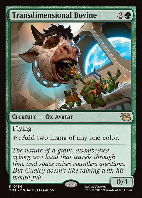 Transdimensional Bovine · Teenage Mutant Ninja Turtles 134/320
