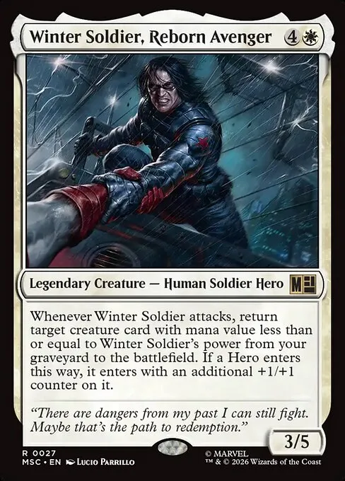 Winter Soldier, Reborn Avenger · Marvel Super Heroes Commander 27/9
