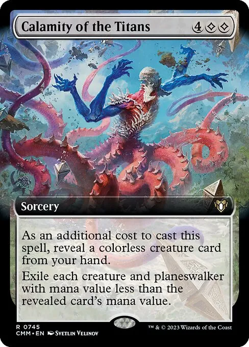 Calamity of the Titans · Commander Masters 745/1067