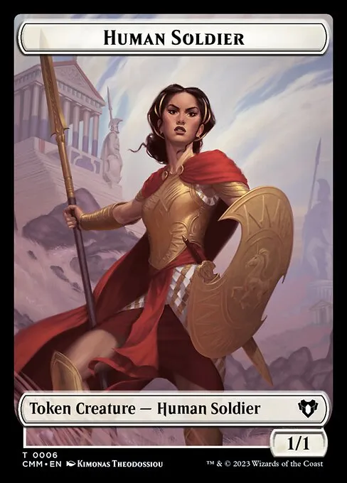 Human Soldier · Commander Masters Tokens 6/81