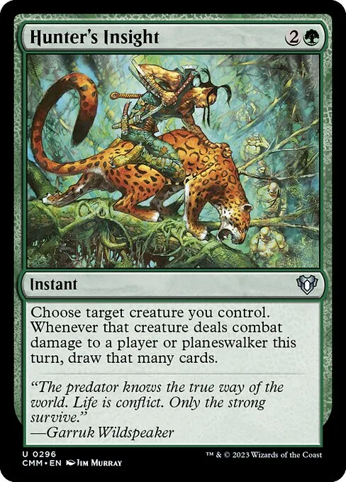 Hunter's Insight · Commander Masters 296/1067