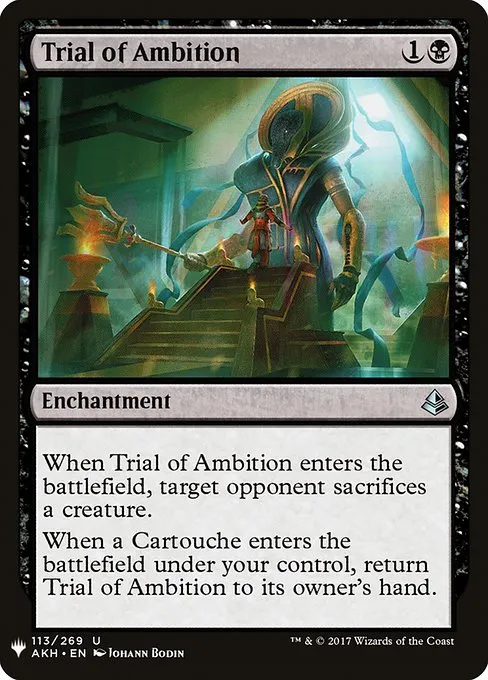 Trial of Ambition · The List AKH-113/5050