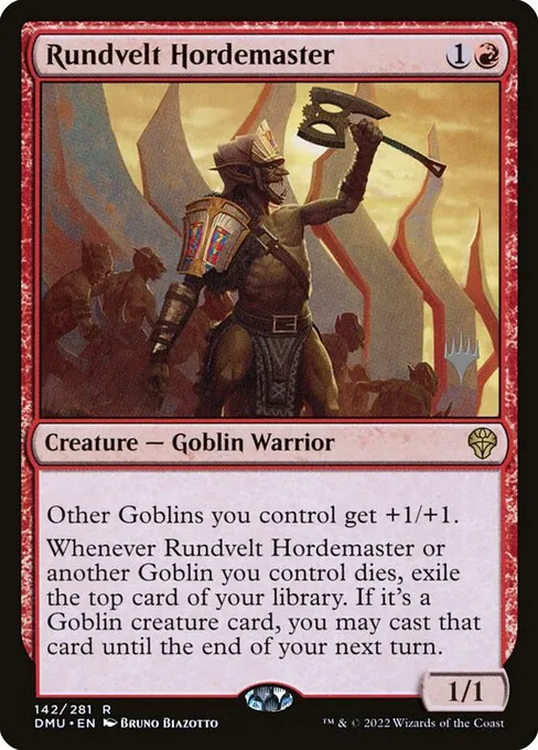 Rundvelt Hordemaster · Dominaria United Promos 142p/161