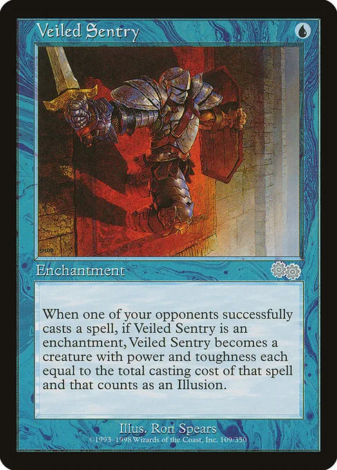 Veiled Sentry · Urza's Saga 109/357