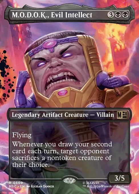 M.O.D.O.K., Evil Intellect · Marvel Super Heroes Commander 509/9