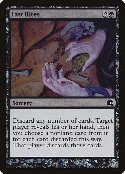 Last Rites · Premium Deck Series: Graveborn 21/30
