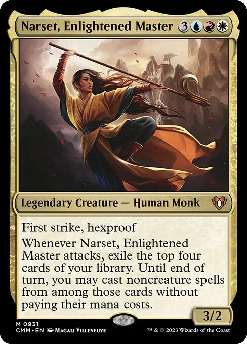 Narset, Enlightened Master · Commander Masters 931/1067