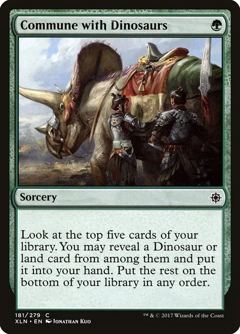 Commune with Dinosaurs · Ixalan 181/289
