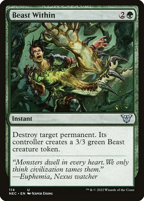 Beast Within · Neon Dynasty Commander 114/179