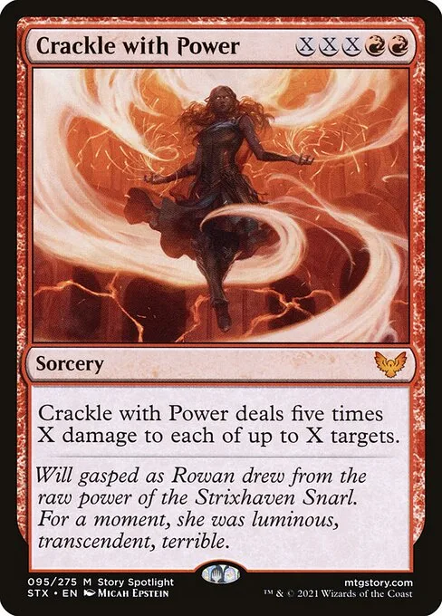 Crackle with Power · Strixhaven: School of Mages 95/393