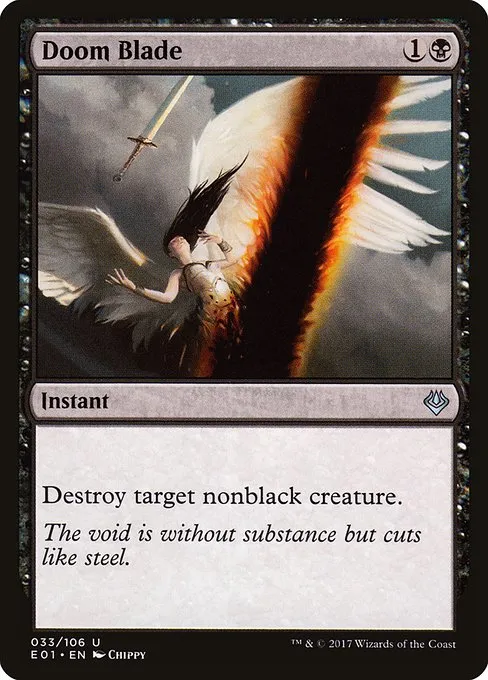 Doom Blade · Archenemy: Nicol Bolas 33/106