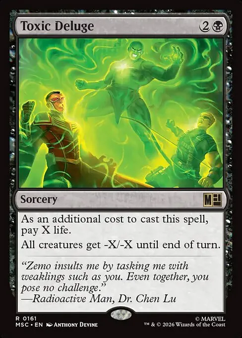 Toxic Deluge · Marvel Super Heroes Commander 161/9