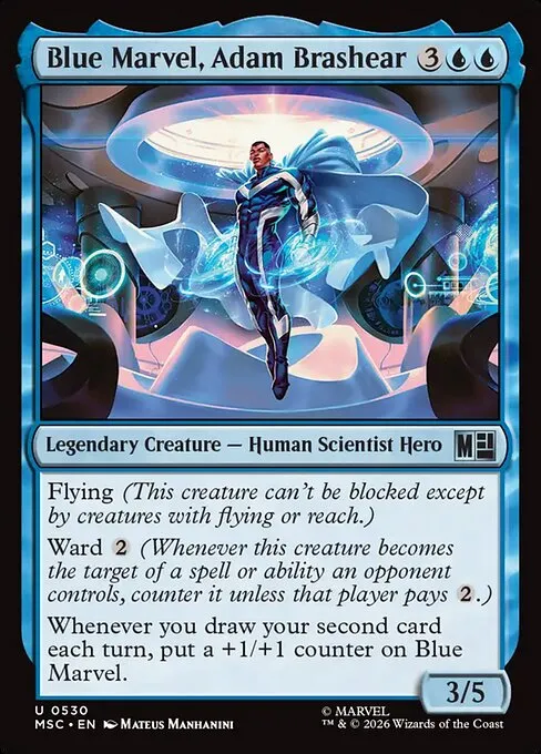 Blue Marvel, Adam Brashear · Marvel Super Heroes Commander 530/9