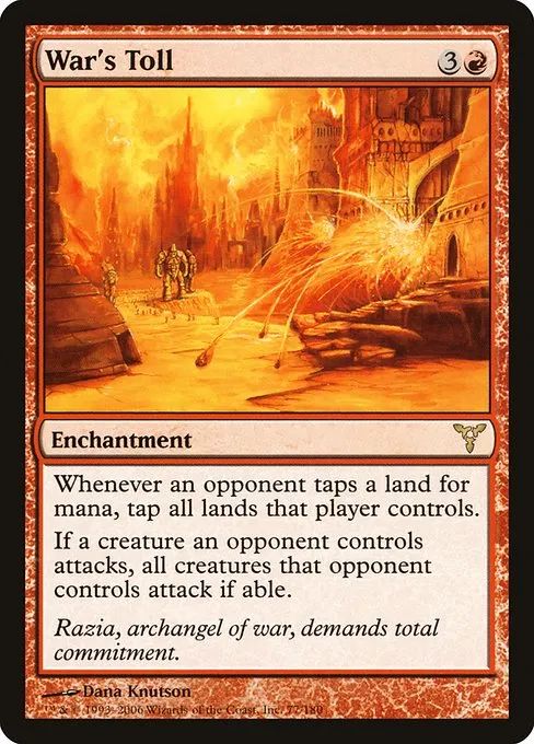 War's Toll · Dissension 77/180