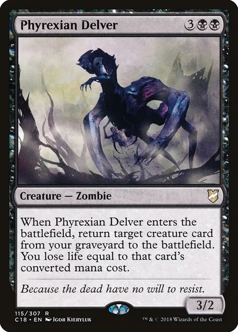 Phyrexian Delver · Commander 2018 115/307