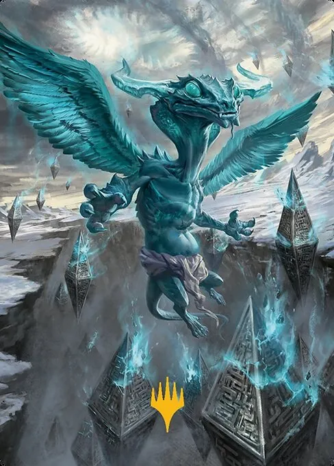 Ugin, Eye of the Storms // Ugin, Eye of the Storms · Tarkir: Dragonstorm Art Series 47/54