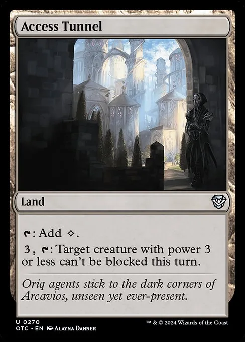 Access Tunnel · Outlaws of Thunder Junction Commander 270/342
