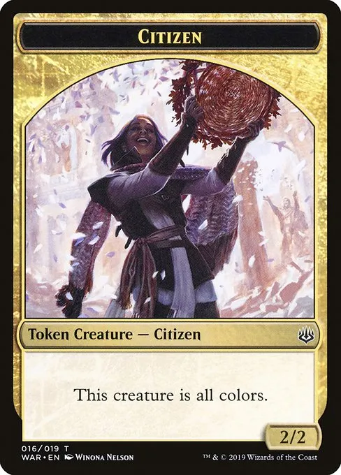 Citizen · War of the Spark Tokens 16/19